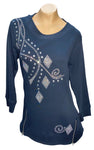 Tunic with Zipper Accents (Black)