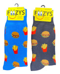Men's Socks - Burgers and Fries